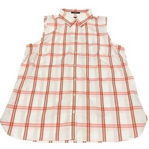 Lands' End • No Iron Supima Sleeveless Blouse